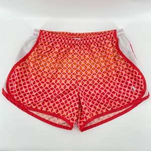 Champion Women’s Athletic Running Shorts Pink Geometric Diamond Lined S